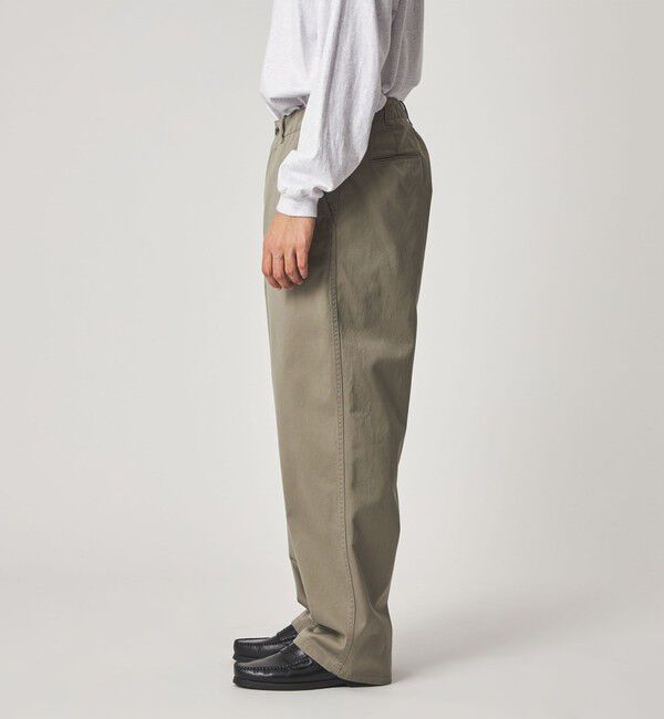 STEVEN ALAN「＜Steven Alan＞ ウエポン ニドム アーミー ノープリーツ トラウザーズ」|チノ|