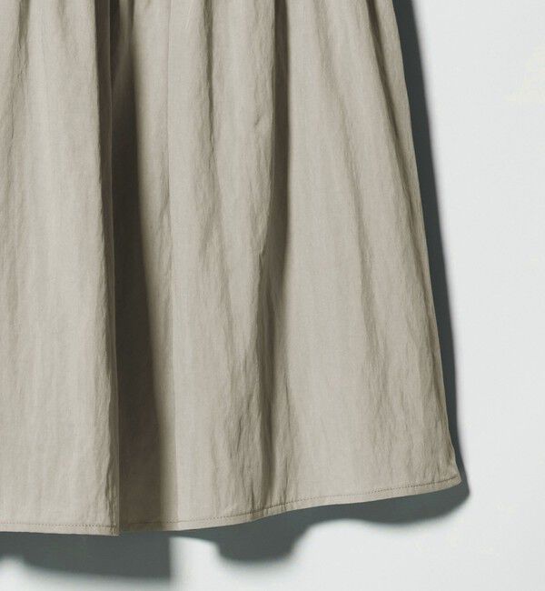 BEAUTY&YOUTH UNITED ARROWS「レーヨンブレンド シャーリング ロングスカート」|スカート|