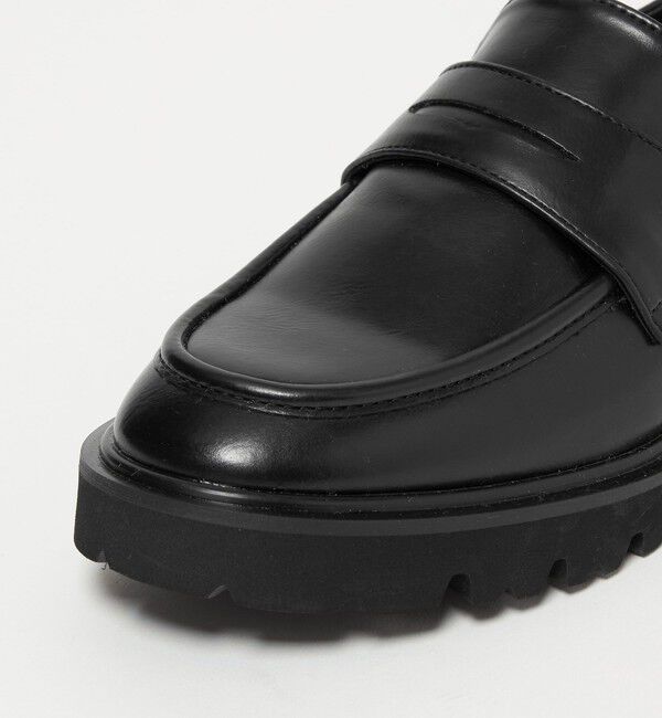 BEAUTY&YOUTH UNITED ARROWS「レザーライク コインローファー」|ローファー|