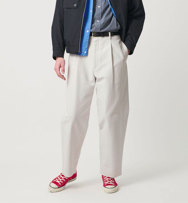 BEAUTY&YOUTH UNITED ARROWS「フィブリル コットン スラックス NO.9」|スラックス|LT.GRAY