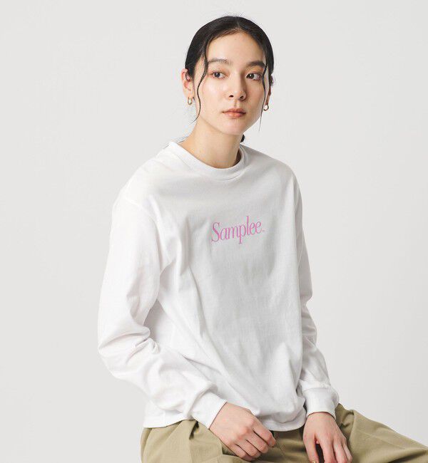 BEAUTY&YOUTH UNITED ARROWS「【別注】＜Samplee＞プリント ロングスリーブTシャツ」|Tシャツ・カットソー|