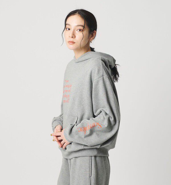 BEAUTY&YOUTH UNITED ARROWS「【別注】＜Samplee＞プリント スウェットフーディ」|スウェット・ジャージ|LT.GRAY