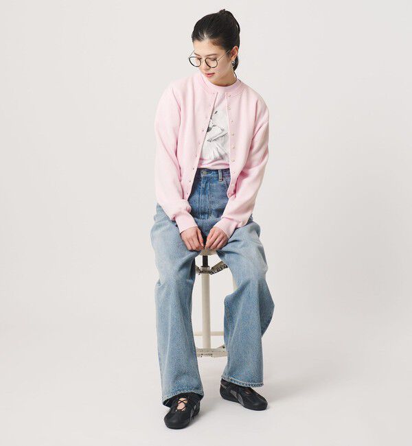 BEAUTY&YOUTH UNITED ARROWS「コットンブレンド コンパクトクルーネック カーディガン ウォッシャブル」|カーディガン|