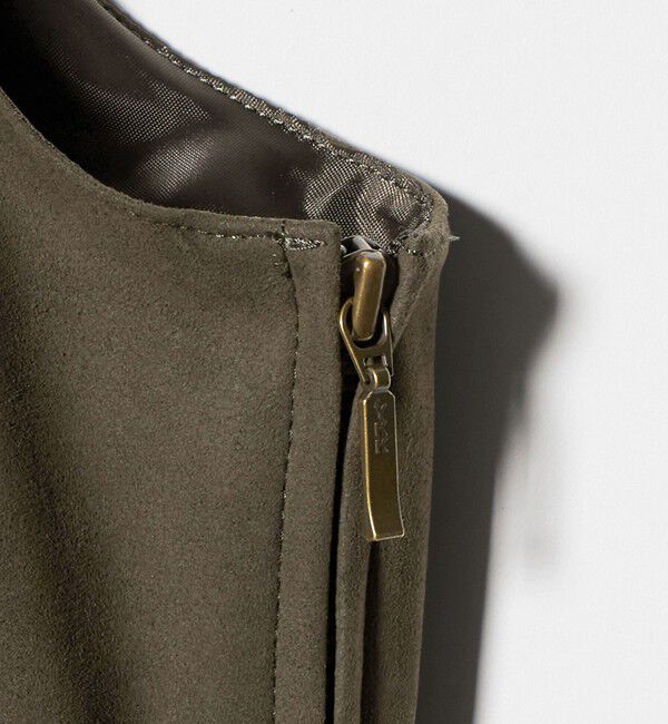 ATTISESSION「＜ATTISESSION＞スエードライク ナローベルト トップス」|ベスト・ジレ|