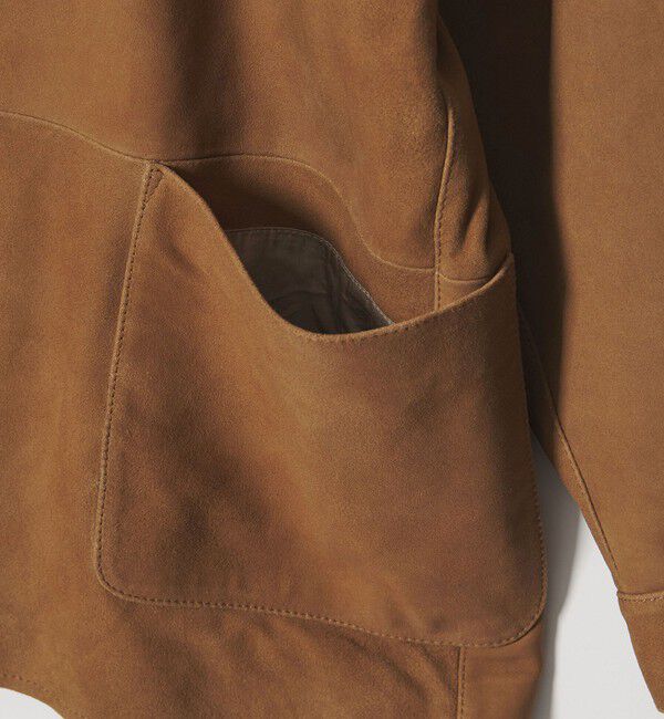 STEVEN ALAN「＜Steven Alan＞ ゴート スエード レザー カバーオール」|ブルゾン・スタジャン|