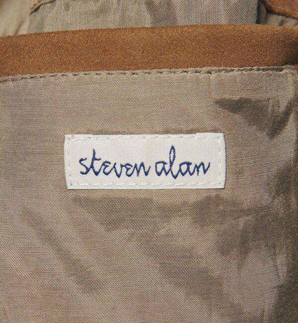 STEVEN ALAN「＜Steven Alan＞ ゴート スエード レザー カバーオール」|ブルゾン・スタジャン|