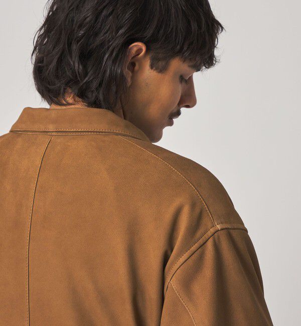 STEVEN ALAN「＜Steven Alan＞ ゴート スエード レザー カバーオール」|ブルゾン・スタジャン|