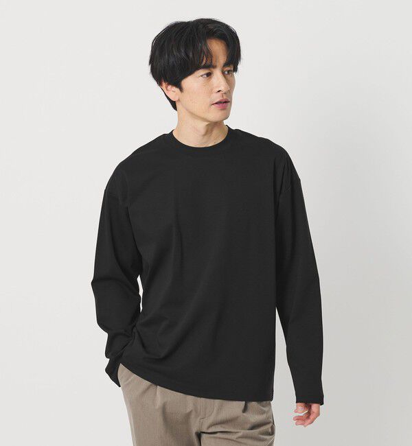 BEAUTY&YOUTH UNITED ARROWS「プラチナ ポンチ クルーネック カットソー 抗菌防臭」|Tシャツ・カットソー|