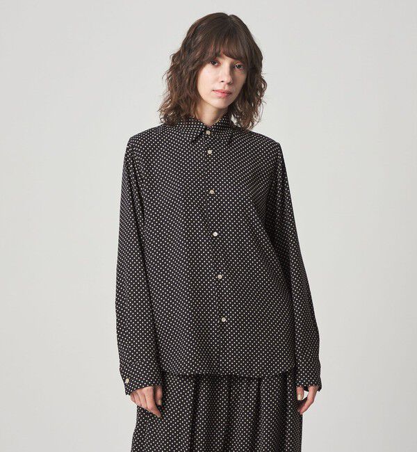 STEVEN ALAN「＜Steven Alan＞ドット プリント シャツ」|シャツ・ブラウス|