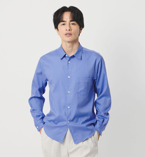 BEAUTY&YOUTH UNITED ARROWS「クリア オックスフォード レギュラー シャツ SLIM型 抗菌防臭機能付き」|シャツ・ブラウス|