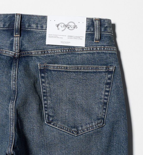 BEAUTY&YOUTH UNITED ARROWS「L&infin;Plus シェービング 5ポケット デニム パンツ NO.3」|チノ|