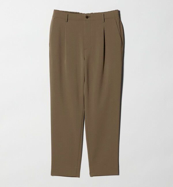 BEAUTY&YOUTH UNITED ARROWS「トリクシオン/TRIXION シャンブレー 1P テーパード スラックス NO.5 セットアップ対応 ウォッシャブル」|チノ|