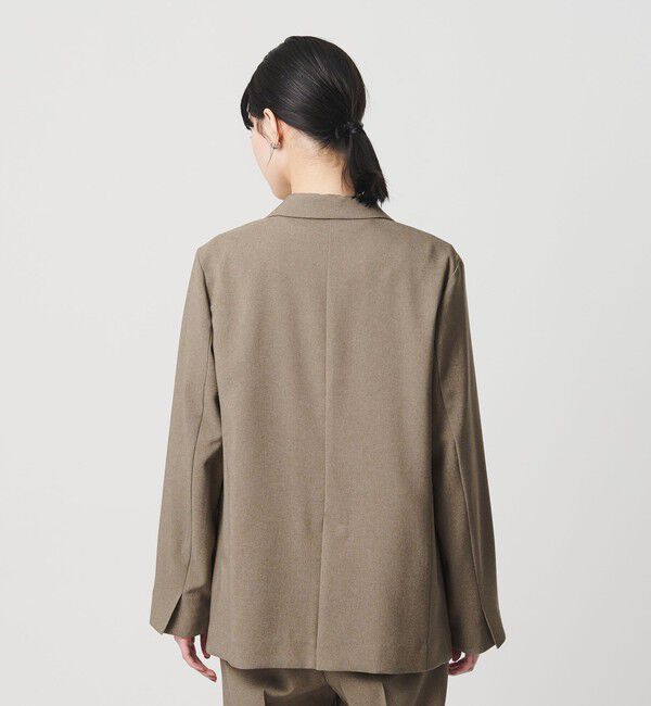 BEAUTY&YOUTH UNITED ARROWS「【WEB限定 Wardrobe DAILY MINIMAL】メランジ ダブルジャケット ウォッシャブル」|テーラードジャケット|