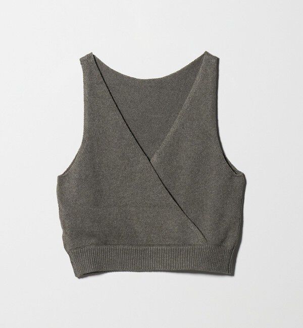 BEAUTY&YOUTH UNITED ARROWS「コットン麻ブレンド カシュクール 2WAYニットベスト  ウォッシャブル」|ベスト・ジレ|