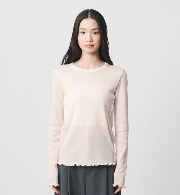 BEAUTY&YOUTH UNITED ARROWS「ポリエステルコットンテレコ メローステッチ クルーネックカットソー」|Tシャツ・カットソー|