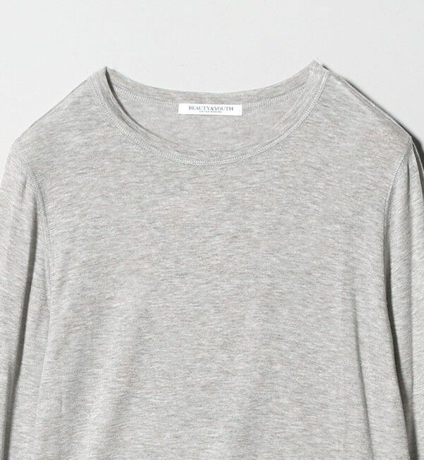 BEAUTY&YOUTH UNITED ARROWS「セルロースブレンド クルーネックカットソー」|Tシャツ・カットソー|