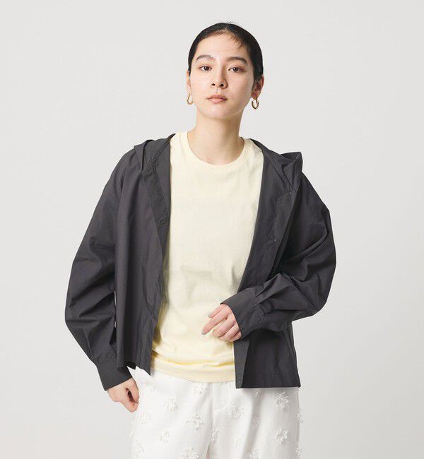 BEAUTY&YOUTH UNITED ARROWS「ポリエステルコットン フードシャツ」|シャツ・ブラウス|