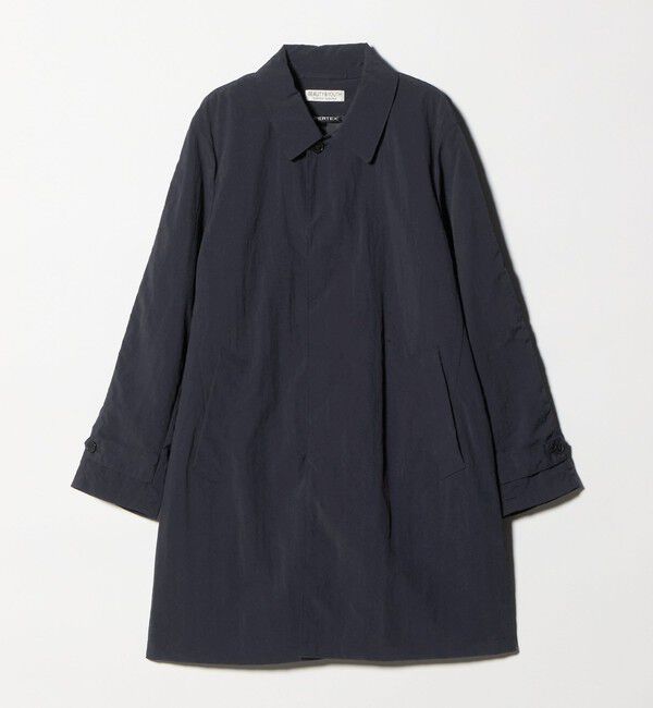 BEAUTY&YOUTH UNITED ARROWS「PERTEX ナイロン バルマカン コート 撥水」|ステンカラーコート|NAVY
