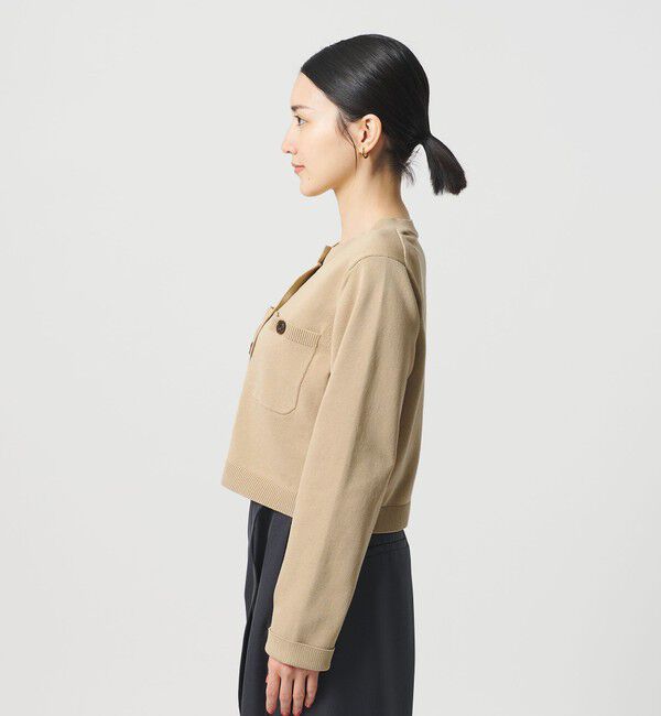 BEAUTY&YOUTH UNITED ARROWS「ポケット コンパクト カーディガン ウォッシャブル」|カーディガン|