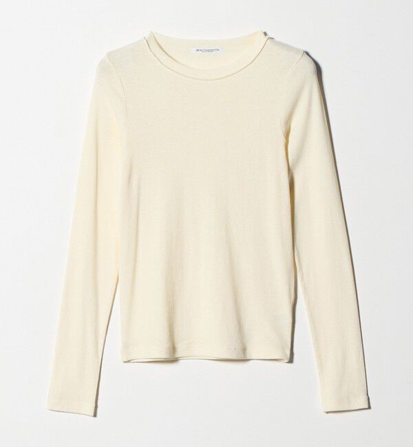 BEAUTY&YOUTH UNITED ARROWS「コットンポリウレタン ロングスリーブカットソー&バンドゥ」|Tシャツ・カットソー|