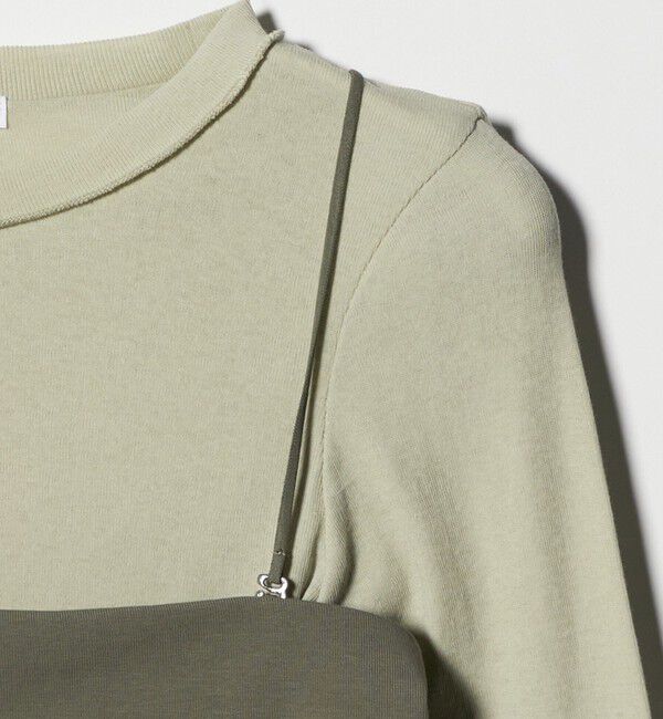 BEAUTY&YOUTH UNITED ARROWS「コットンポリウレタン ロングスリーブカットソー&バンドゥ」|Tシャツ・カットソー|