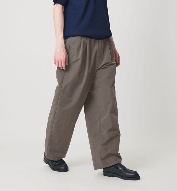 BEAUTY&YOUTH UNITED ARROWS「PERTEX ワイド 2P イージーパンツ NO.9」|チノ|DK.GRAY