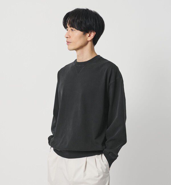 BEAUTY&YOUTH UNITED ARROWS「スノーウォッシュ TEE スウェット」|Tシャツ・カットソー|BLACK