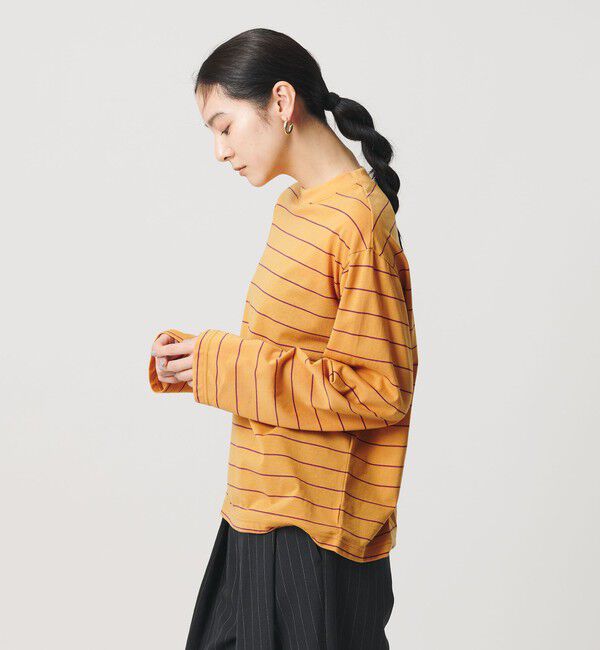 BEAUTY&YOUTH UNITED ARROWS「コットンポリエステル ボーダー ロングスリーブTシャツ」|Tシャツ・カットソー|