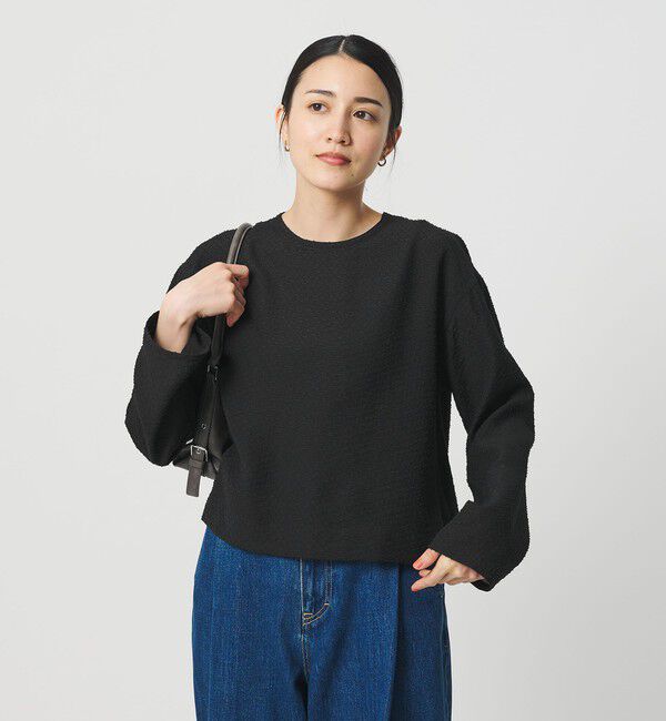 BEAUTY&YOUTH UNITED ARROWS「ピンドット シアージャガード ブラウス ウォッシャブル」|シャツ・ブラウス|