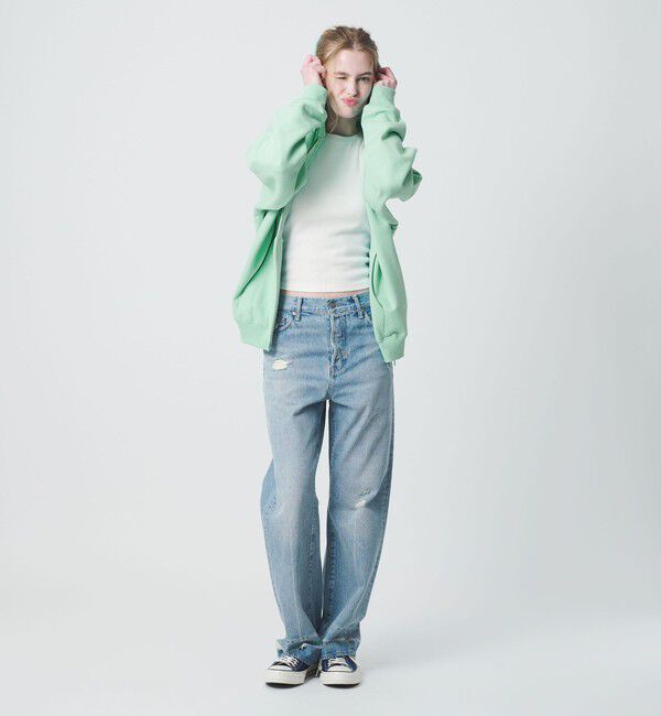 California General Store「＜CGS.＞オーガニックコットン スウェット ジップ パーカー」|パーカー|