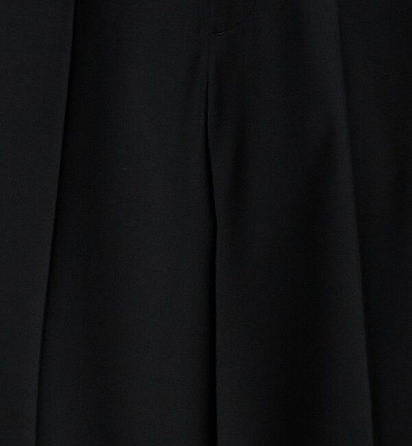 ATTISESSION「＜ATTISESSION＞ストレート トラウザー ブラック」|スラックス|