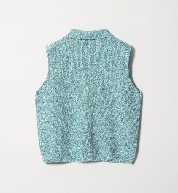STEVEN ALAN「＜Steven Alan＞ブークレヤーン ポロカラー ニット ベスト」|ベスト・ジレ|