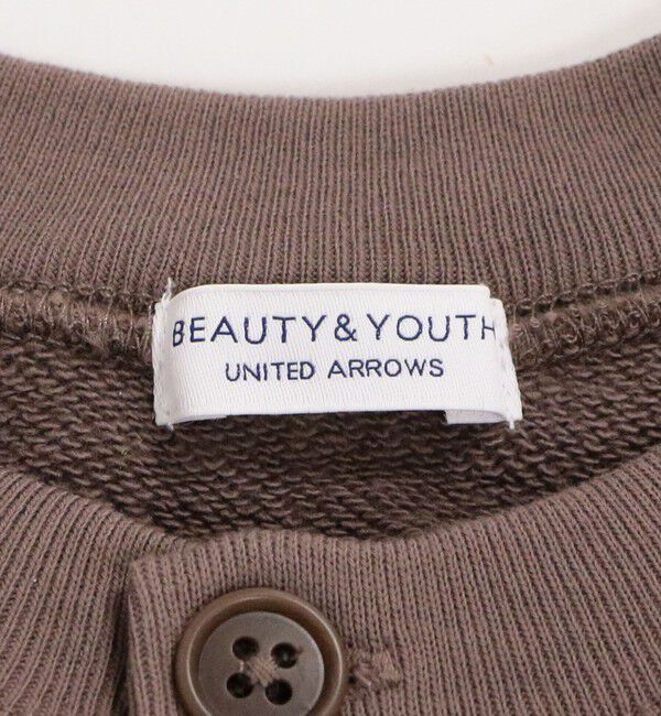 BEAUTY&YOUTH UNITED ARROWS「【WEB限定】クルーネック スウェット カーディガン」|カーディガン|