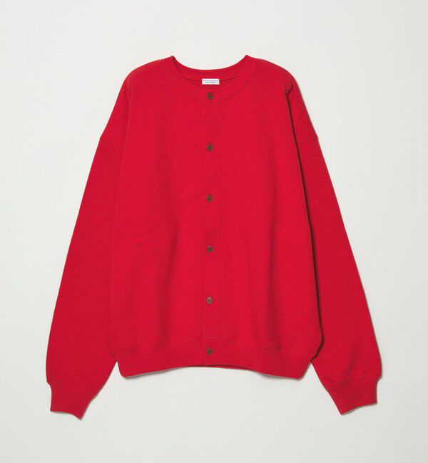 BEAUTY&YOUTH UNITED ARROWS「【WEB限定】クルーネック スウェット カーディガン」|カーディガン|RED