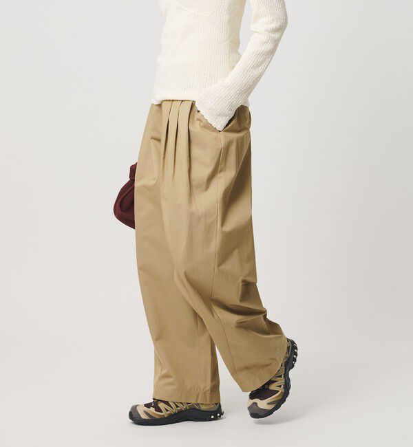 BEAUTY&YOUTH UNITED ARROWS「【WEB限定】バレルワイドチノパンツ ウォッシャブル」|チノ|