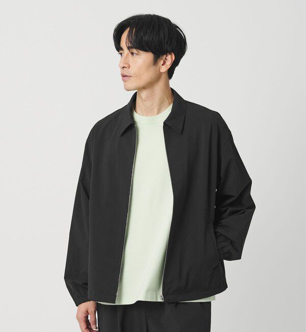 BEAUTY&YOUTH UNITED ARROWS「360&deg;MASTER ハリントン ジャケット セットアップ対応 撥水 ストレッチ ウォッシャブル」|ブルゾン・スタジャン|BLACK