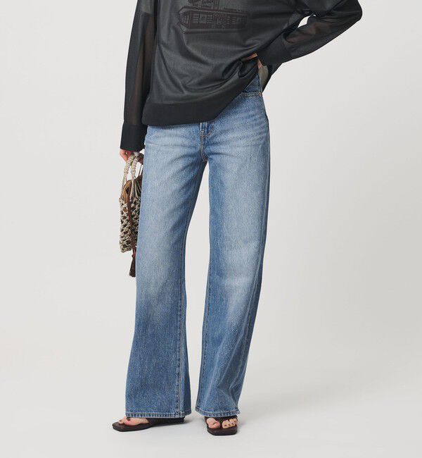 BEAUTY&YOUTH UNITED ARROWS「＜Levi&rsquo;s＞RIBCAGE ワイドデニムパンツ」|デニム|