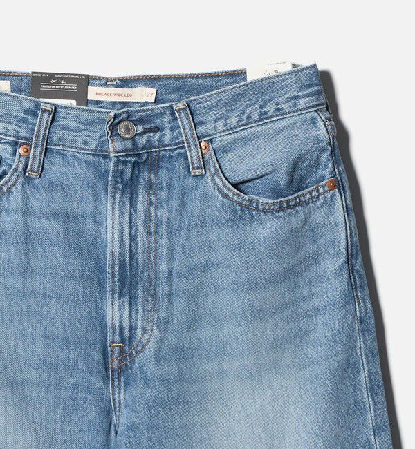 BEAUTY&YOUTH UNITED ARROWS「＜Levi&rsquo;s＞RIBCAGE ワイドデニムパンツ」|デニム|