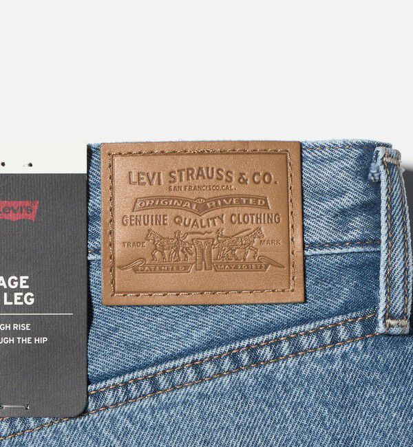 BEAUTY&YOUTH UNITED ARROWS「＜Levi&rsquo;s＞RIBCAGE ワイドデニムパンツ」|デニム|