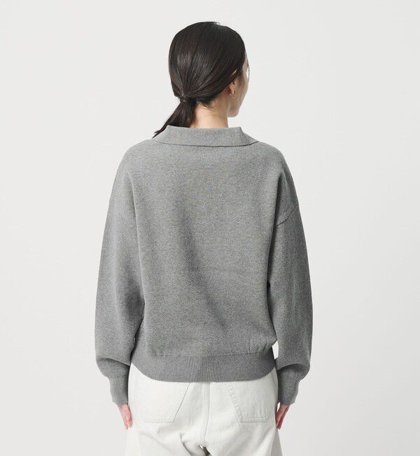 BEAUTY&YOUTH UNITED ARROWS「【WEB限定 Wardrobe DAILY MINIMAL】スキッパーニットプルオーバー ウォッシャブル」|ニット・セーター|