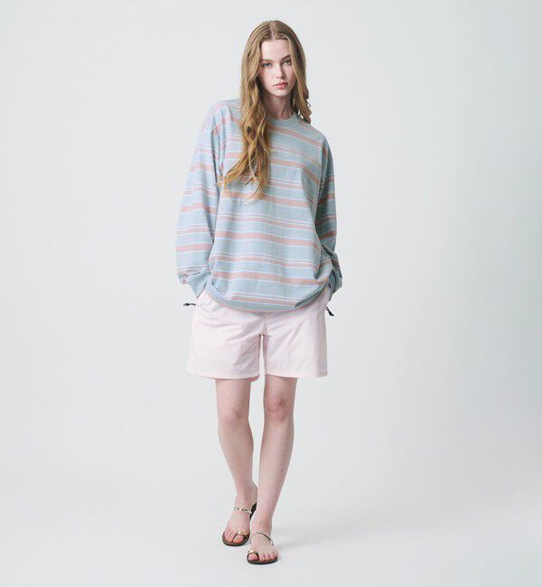 California General Store「＜CGS.＞オーガニック コットン ロングスリーブ ボーダー Tシャツ」|Tシャツ・カットソー|