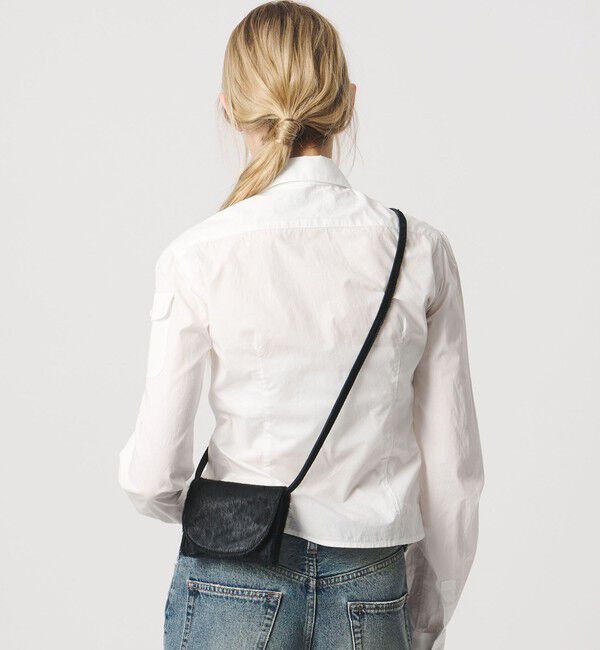 ATTISESSION「＜ATTISESSION＞ヘアレザー ミニ ショルダー バッグ」|ショルダー・メッセンジャー|