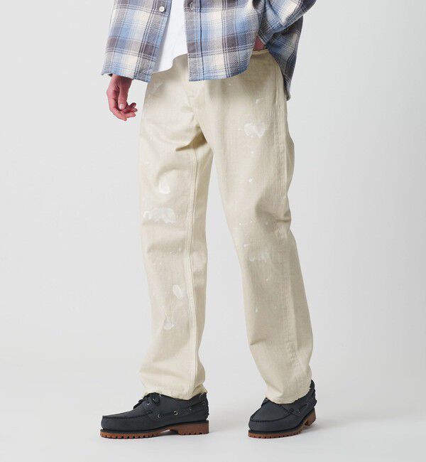 California General Store「＜CGS.＞オーガニックコットン ダスティー ホワイト デニム パンツ」|デニム|WHITE