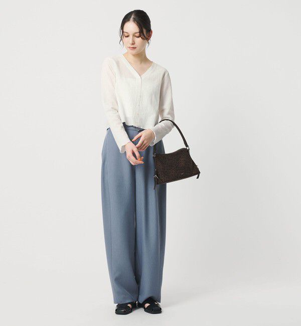 BEAUTY&YOUTH UNITED ARROWS「ソリッド＆チェック Vネック カーディガン」|カーディガン|