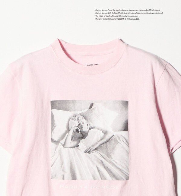 BEAUTY&YOUTH UNITED ARROWS「【別注】＜GOOD ROCK SPEED＞Marilyn Monroe フォトプリント Tシャツ」|Tシャツ・カットソー|