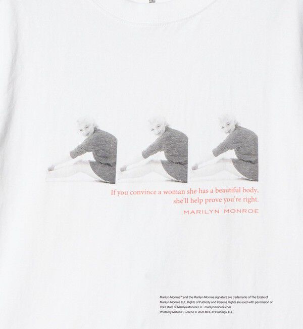 BEAUTY&YOUTH UNITED ARROWS「【別注】＜GOOD ROCK SPEED＞Marilyn Monroe フォトプリント Tシャツ」|Tシャツ・カットソー|