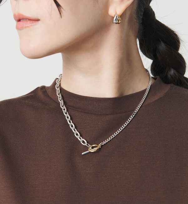 BEAUTY&YOUTH UNITED ARROWS「＜by Preek＞ミックス チェーン ネックレス」|ネックレス|