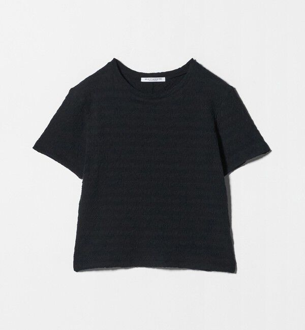 BEAUTY&YOUTH UNITED ARROWS「ジャガード コンパクト ショートスリーブTシャツ」|Tシャツ・カットソー|