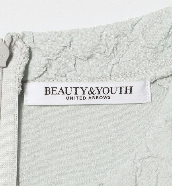 BEAUTY&YOUTH UNITED ARROWS「ジャガード クルーネック 6分袖 プルオーバー」|Tシャツ・カットソー|