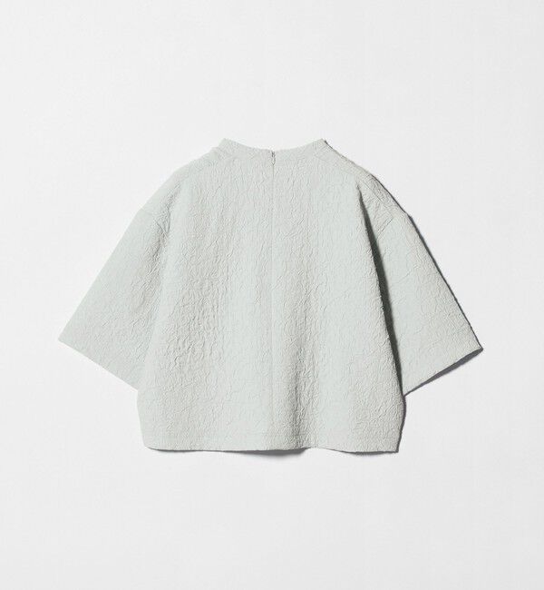 BEAUTY&YOUTH UNITED ARROWS「ジャガード クルーネック 6分袖 プルオーバー」|Tシャツ・カットソー|